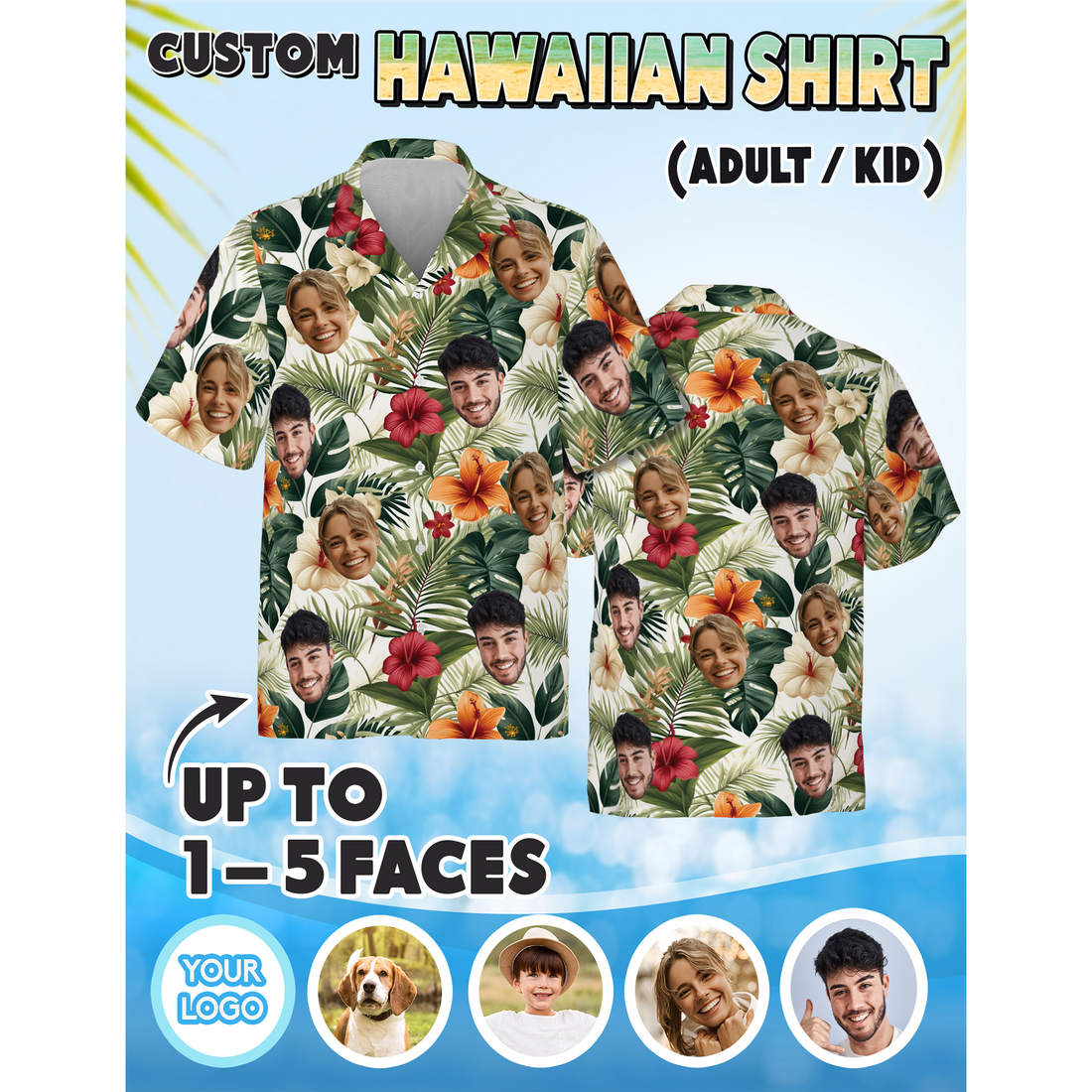 Matching Hawaiian Shirt, Cute Gift for Couples or Anniversary