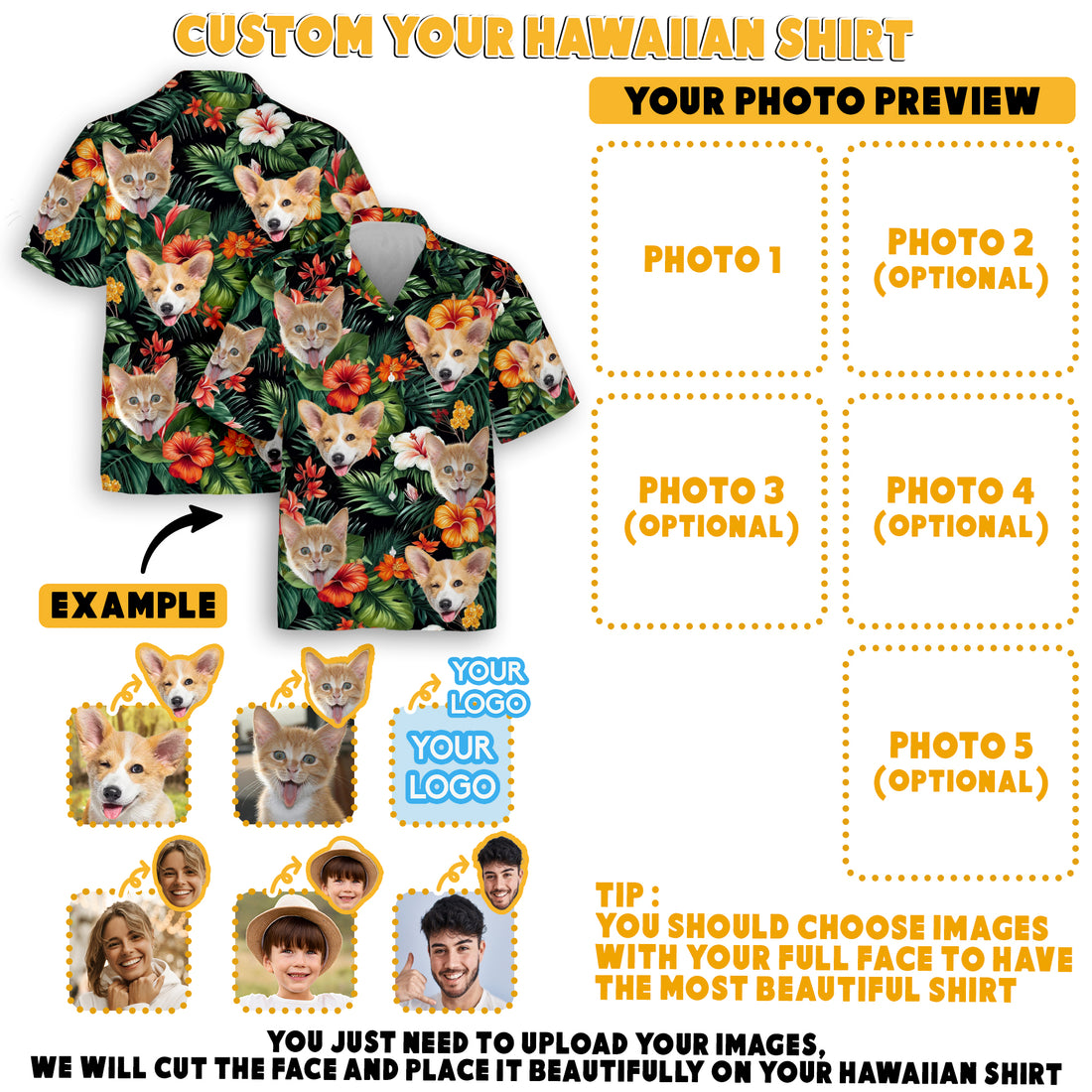 Custom Pet Shirt for Grandpa, Funny Summer Gift for Dog Loving Dads