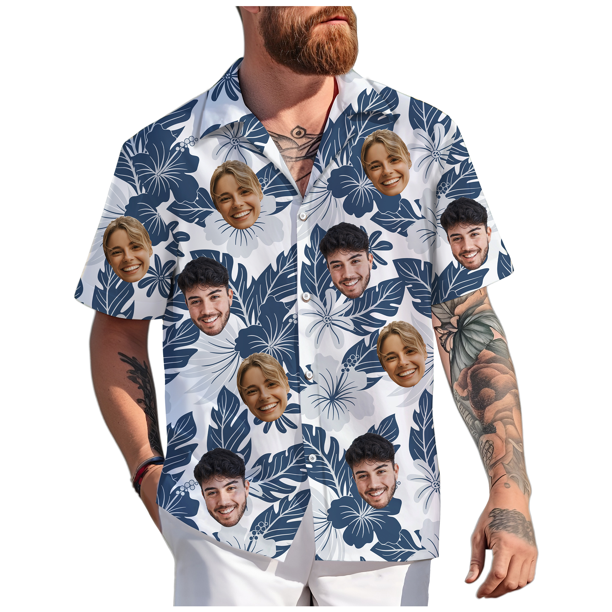 Face Shirt for Couples, Great for Engagement or Anniversary Trip