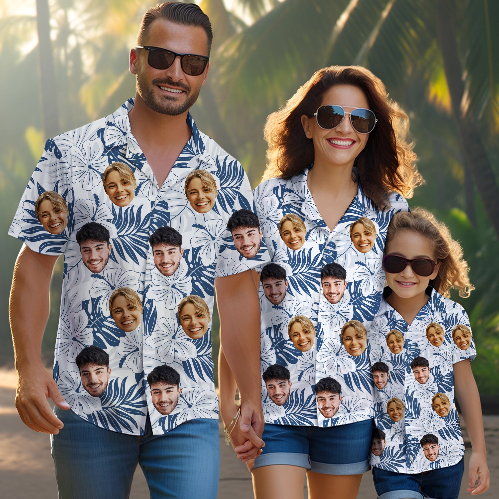 Face Shirt for Couples, Great for Engagement or Anniversary Trip