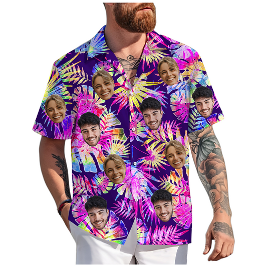 Custom Tropical Shirt for Girlfriend, Cute Vacation Gift Idea