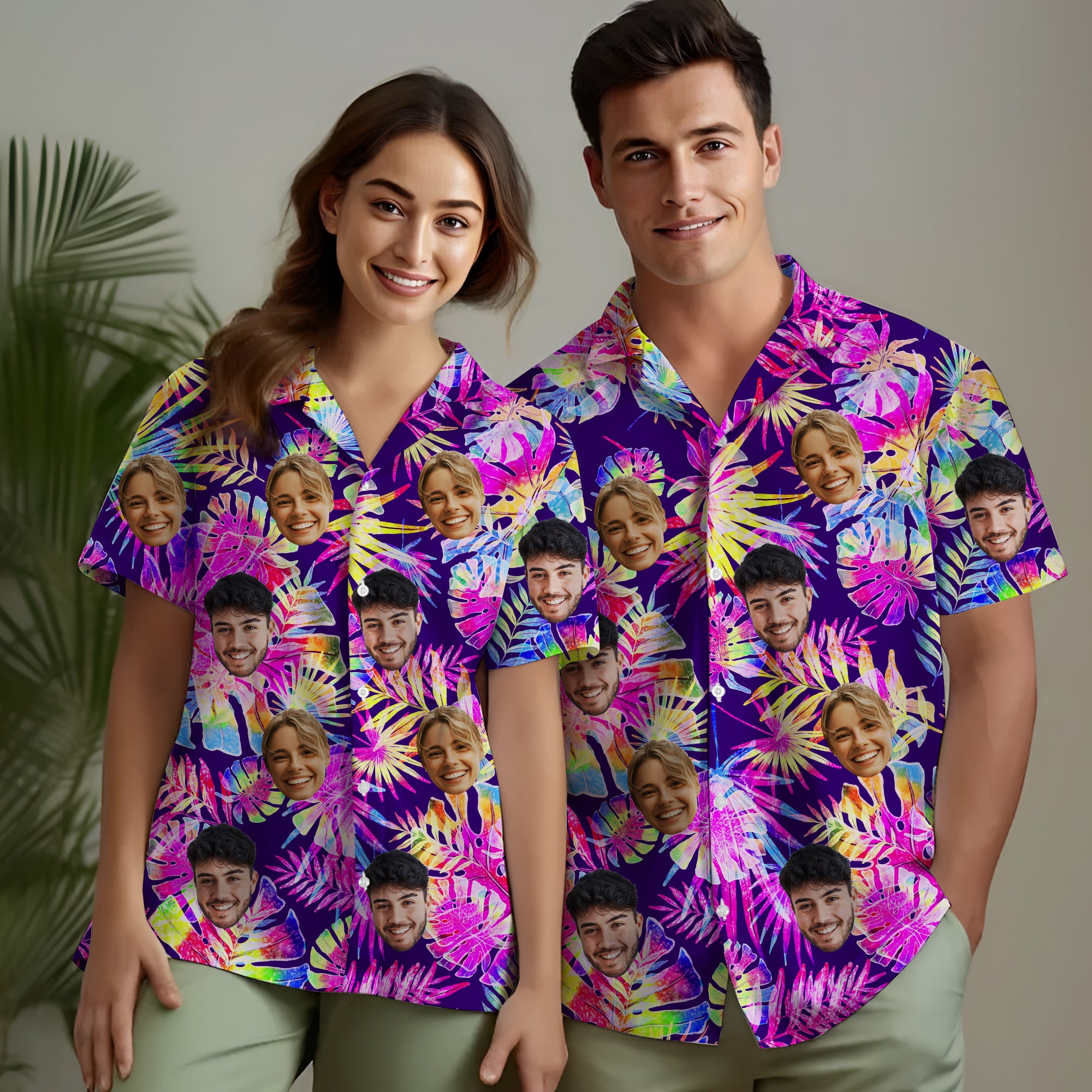 Custom Tropical Shirt for Girlfriend, Cute Vacation Gift Idea