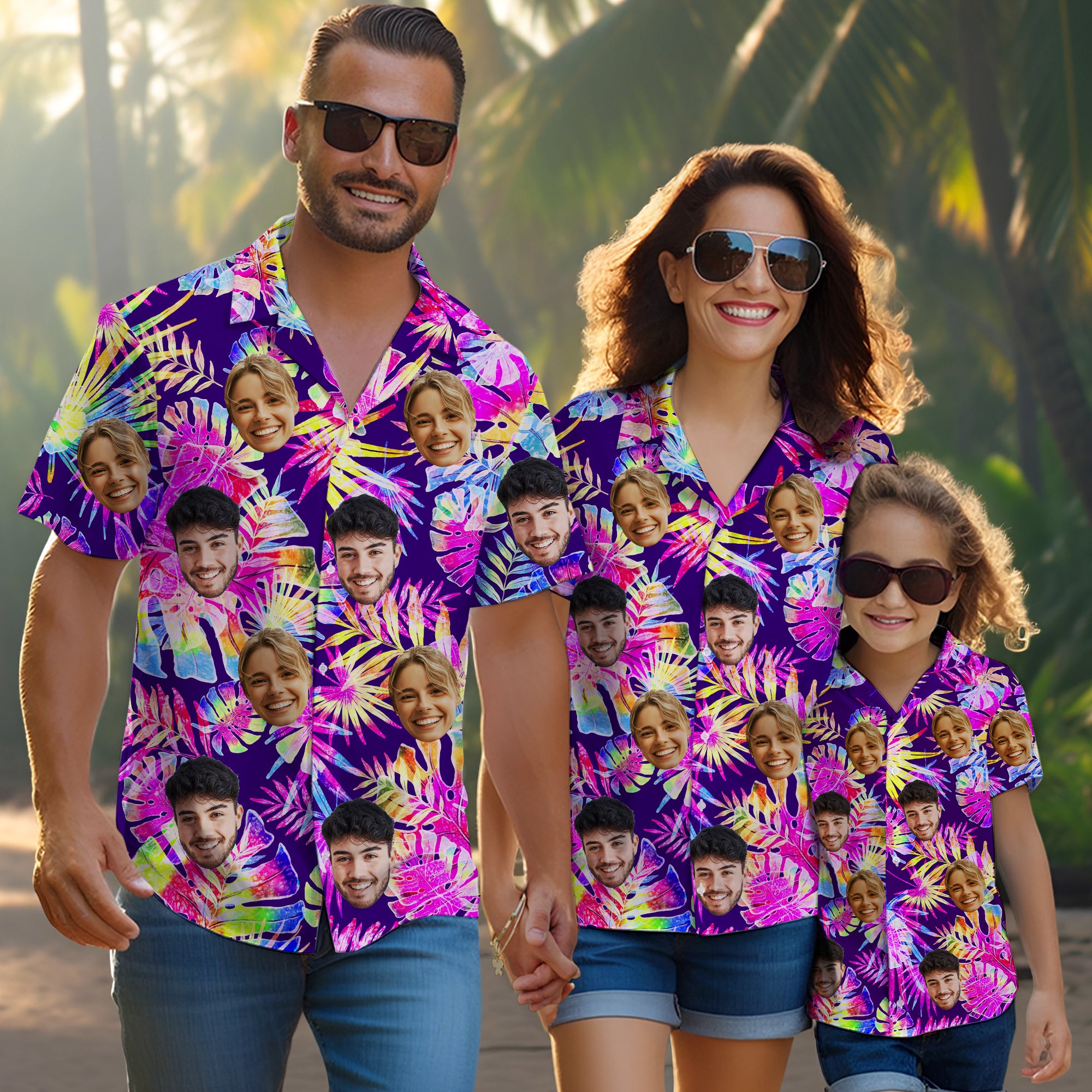 Custom Tropical Shirt for Girlfriend, Cute Vacation Gift Idea