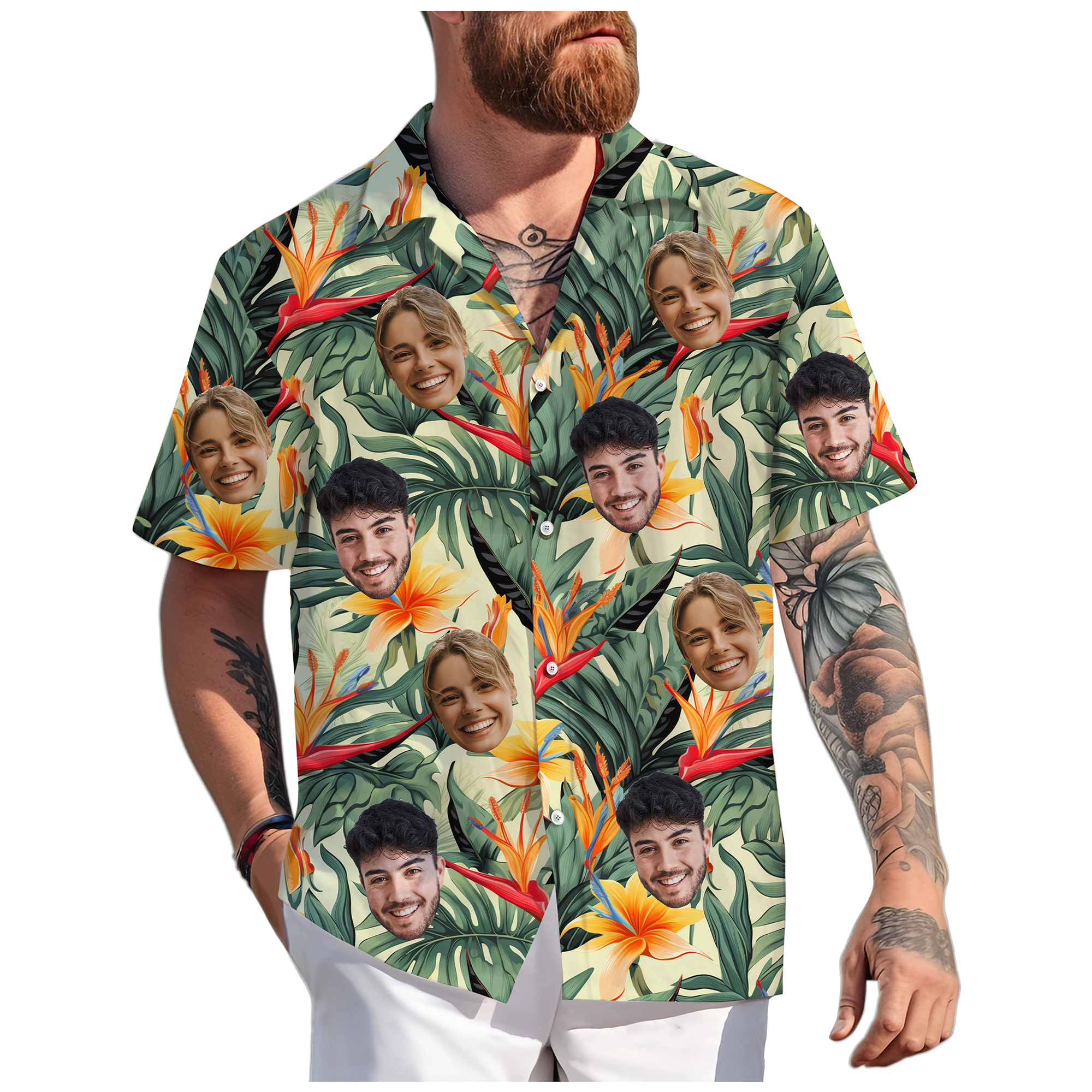 Funny Vacation Shirt with Faces, Perfect Gift for Him or Her