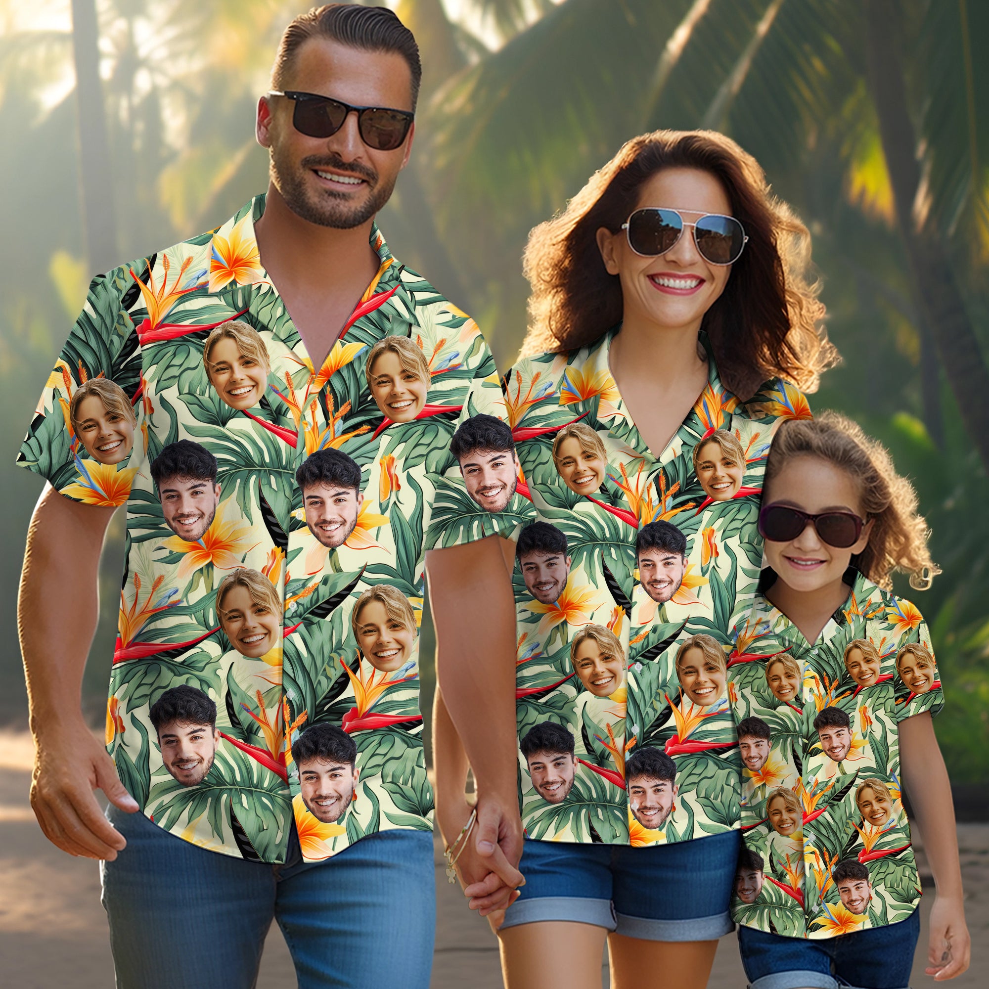 Funny Vacation Shirt with Faces, Perfect Gift for Him or Her