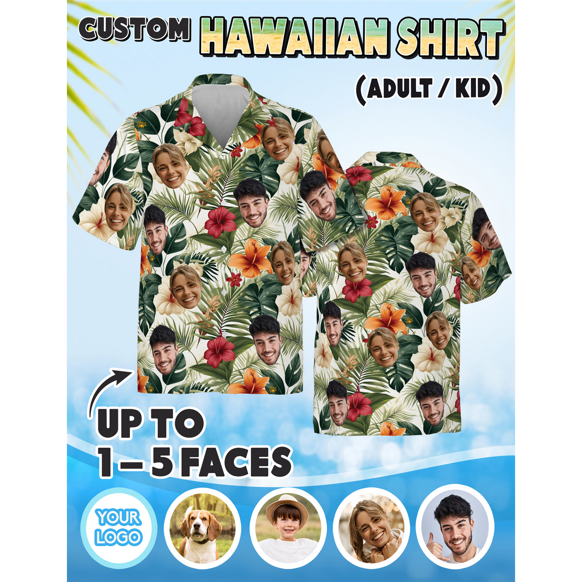 Matching Hawaiian Shirt, Cute Gift for Couples or Anniversary