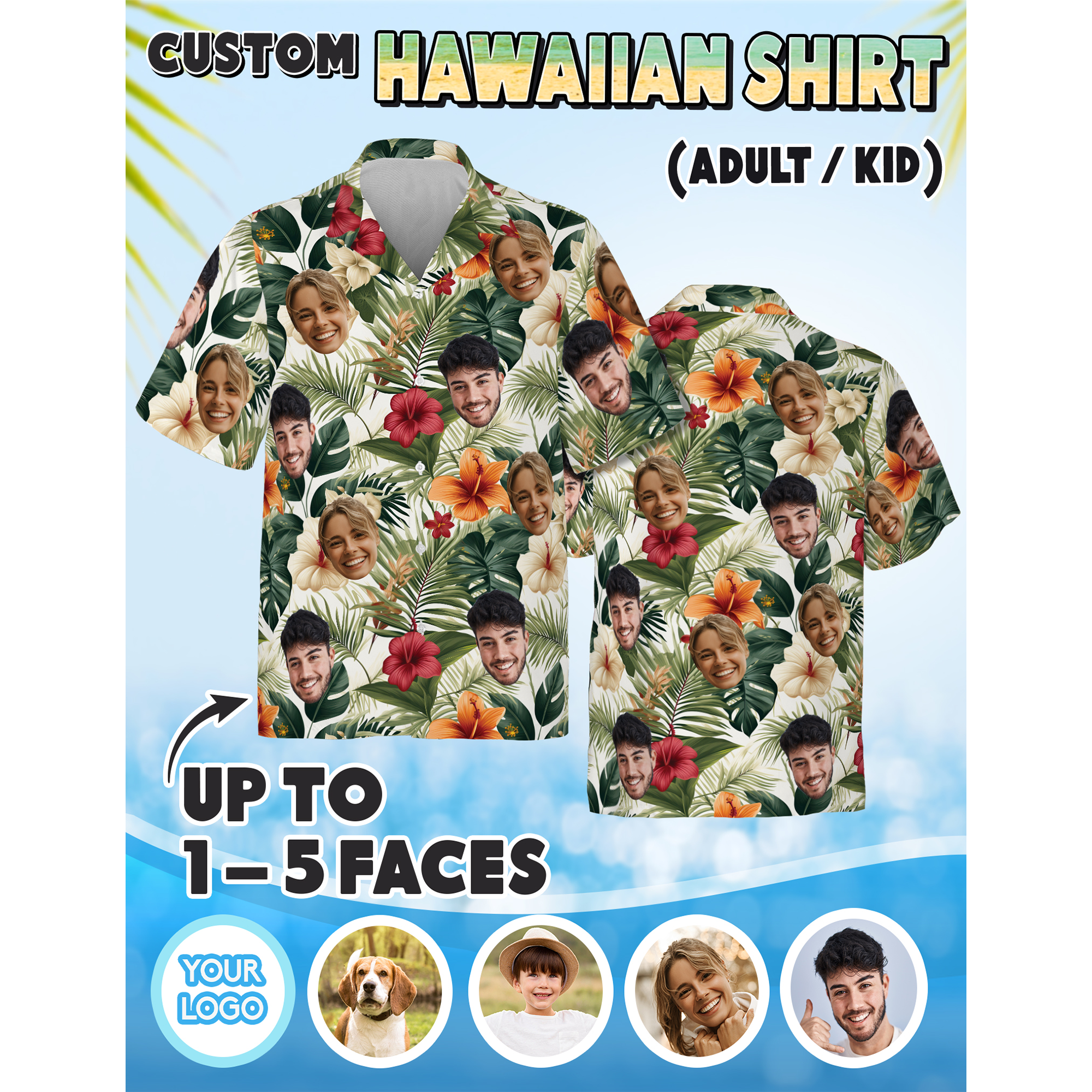 Matching Hawaiian Shirt, Cute Gift for Couples or Anniversary