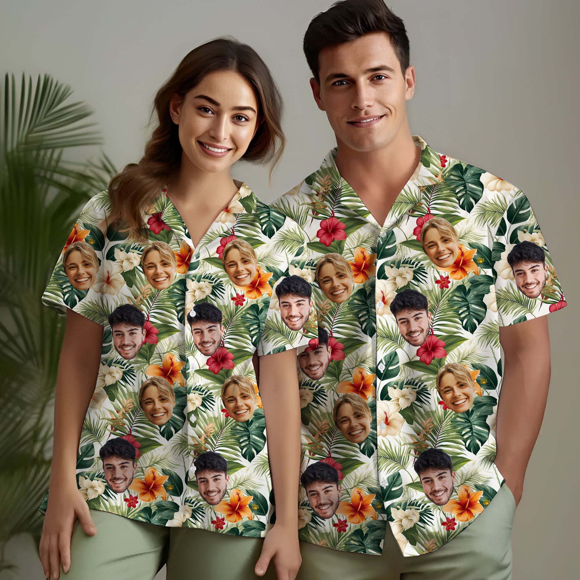 Matching Hawaiian Shirt, Cute Gift for Couples or Anniversary