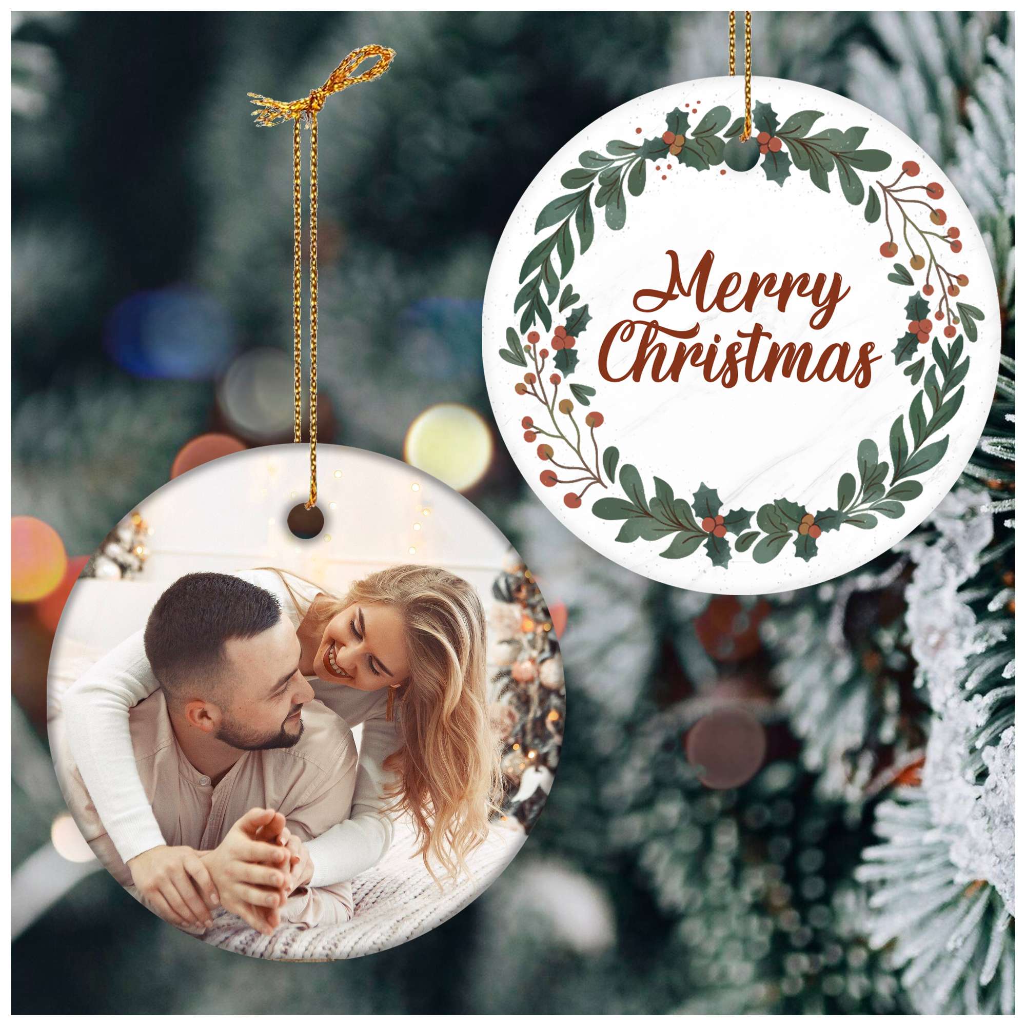 Personalized Our First Christmas Married Ornament 2025, Mr and Mrs Christmas Ornament 2025, 1St Christmas Married Ornament 2025 Gift for Couple, Wedding Gifts, Bridal Shower Gifts