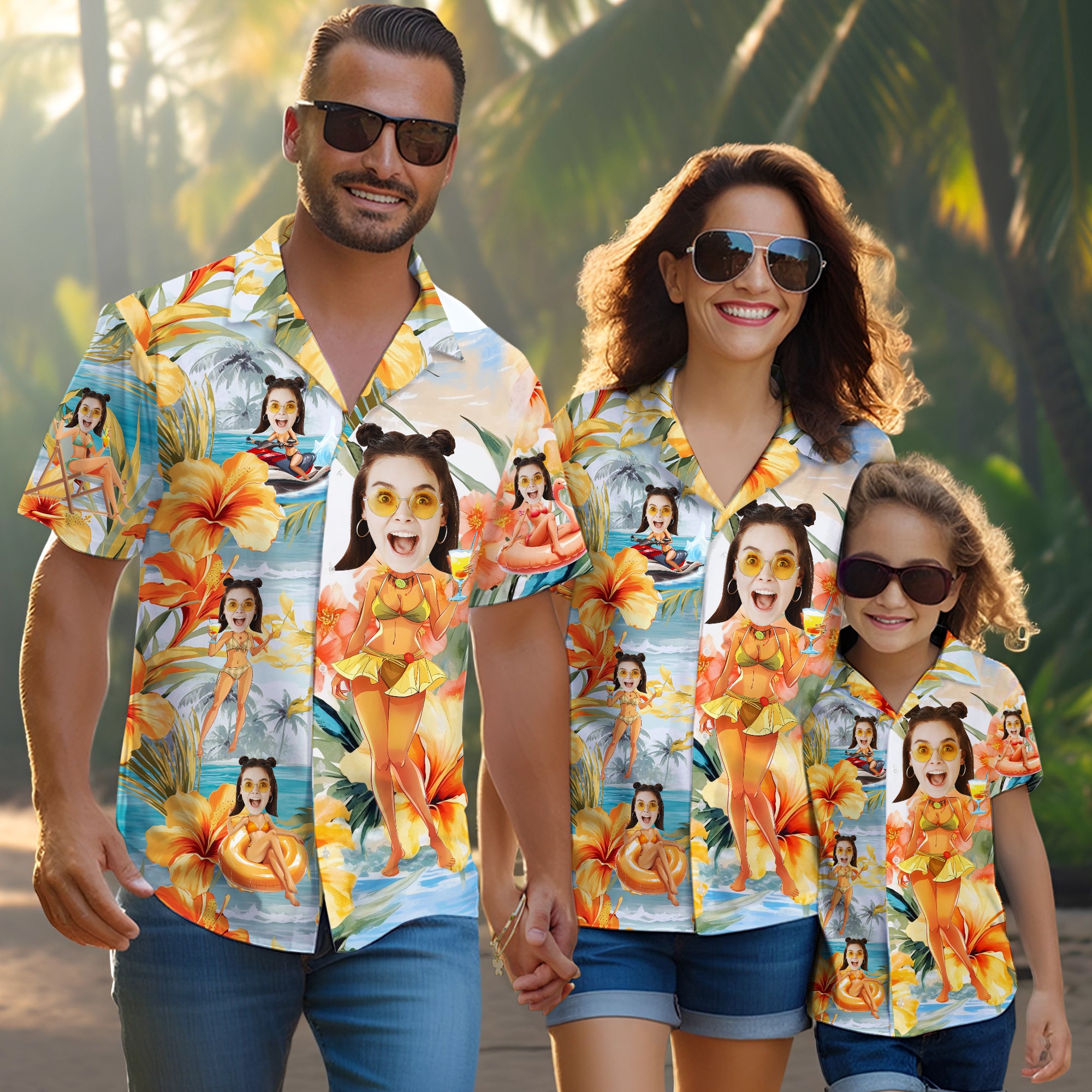 Photo Print Hawaiian Shirt, Funny & Personalized Gift for Him or Her