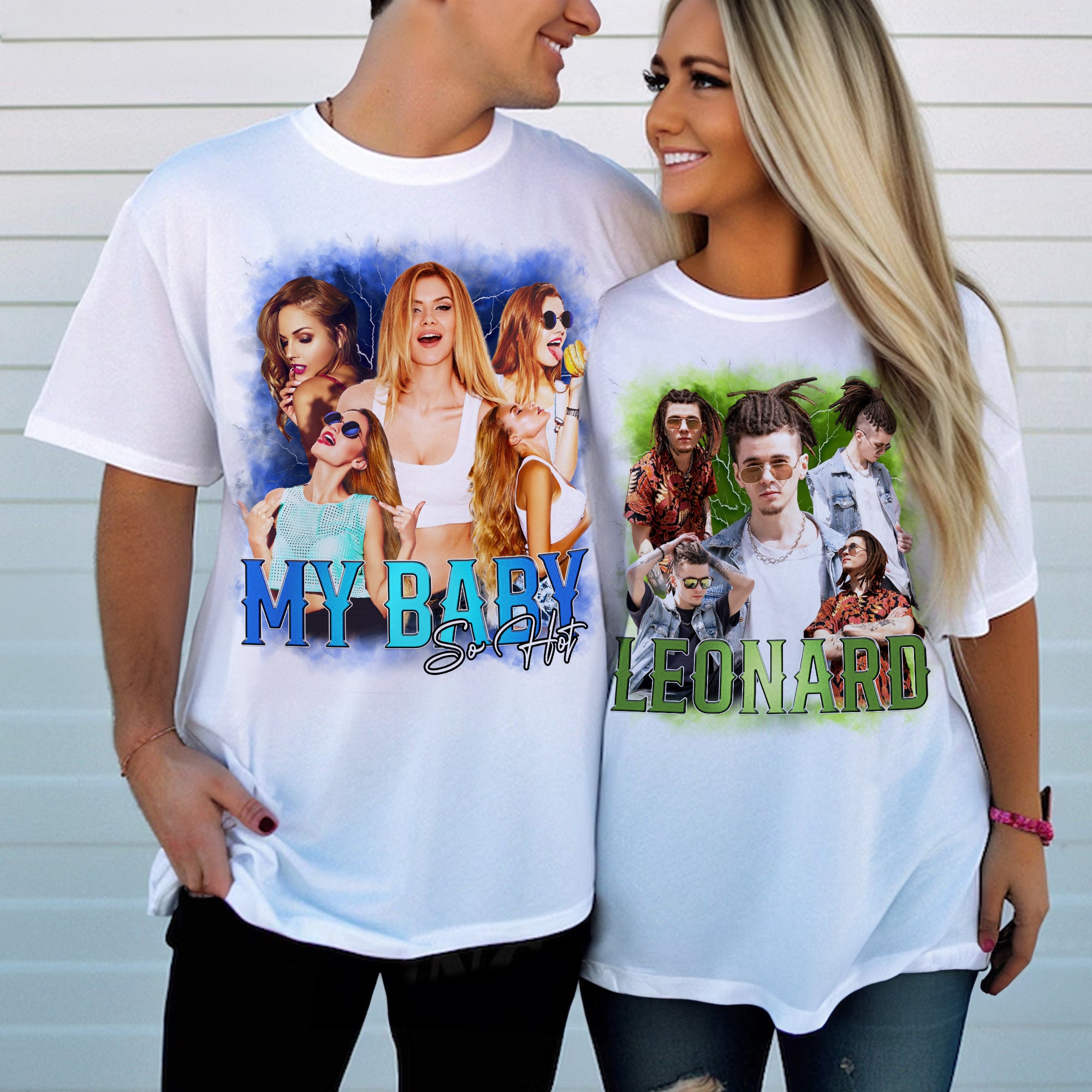 Custom Your Own Bootleg Rap Shirts Custom Picture Shirt Customized Vintage Graphic Tshirt