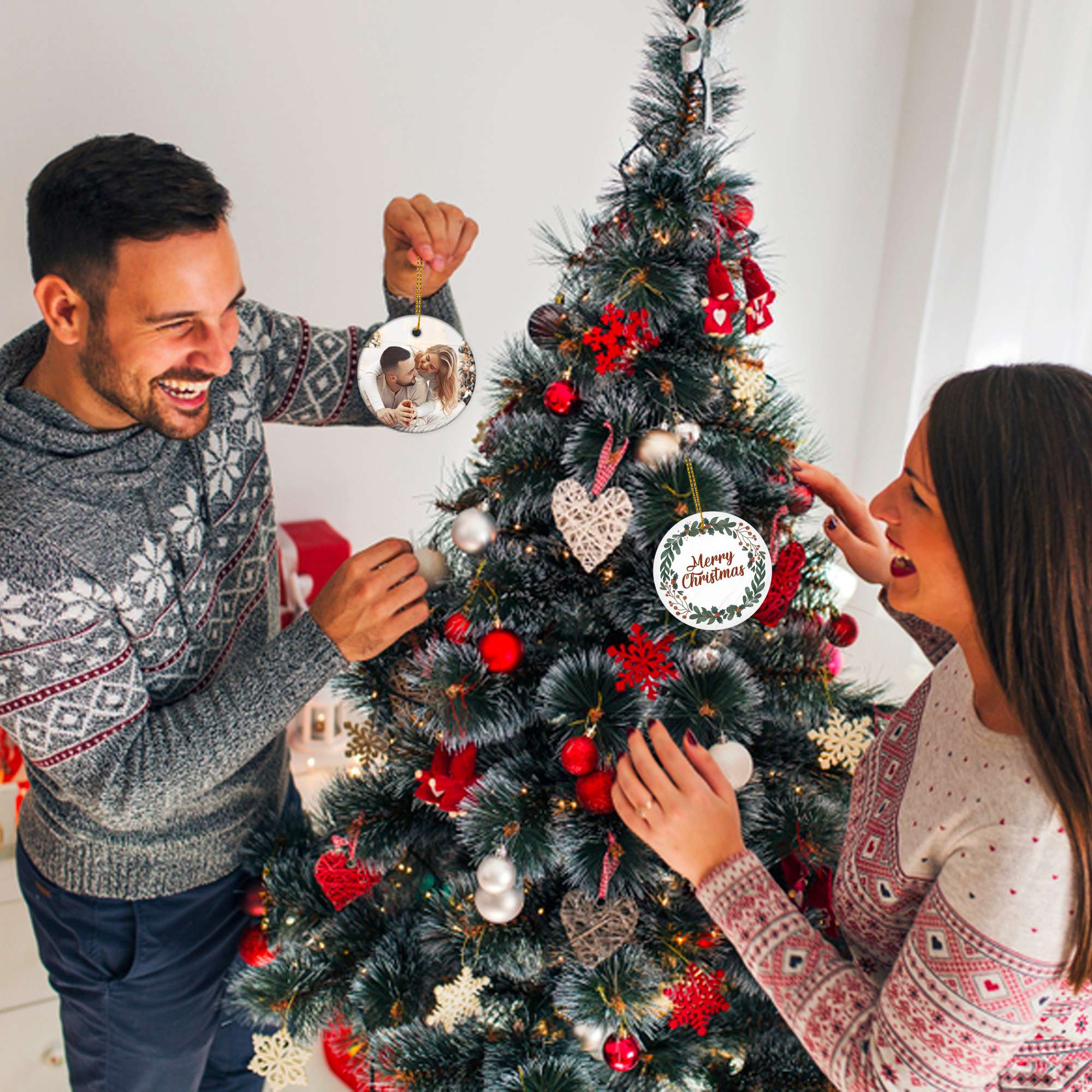Personalized Our First Christmas Married Ornament 2025, Mr and Mrs Christmas Ornament 2025, 1St Christmas Married Ornament 2025 Gift for Couple, Wedding Gifts, Bridal Shower Gifts