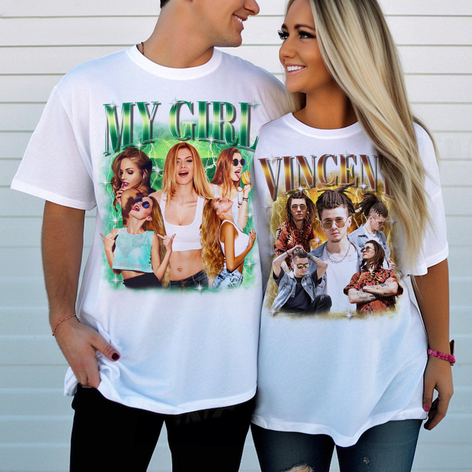 Custom Your Own Bootleg Rap Shirts Custom Picture Shirt