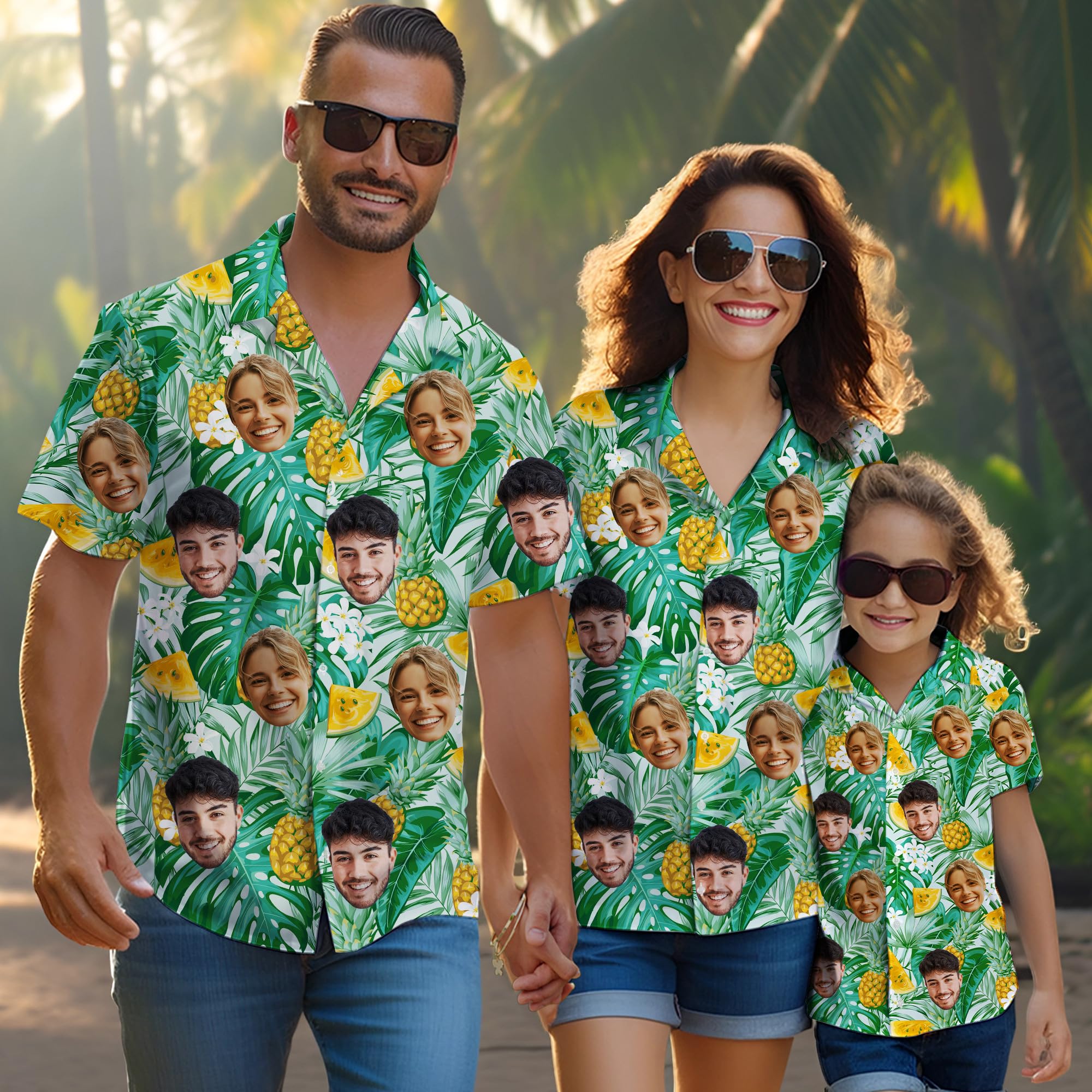 Custom Hawaiian Shirt with Face for Men Women, Personalized Hawaiian Gifts for Couples Boyfriend Girlfriend Wife Husband 9