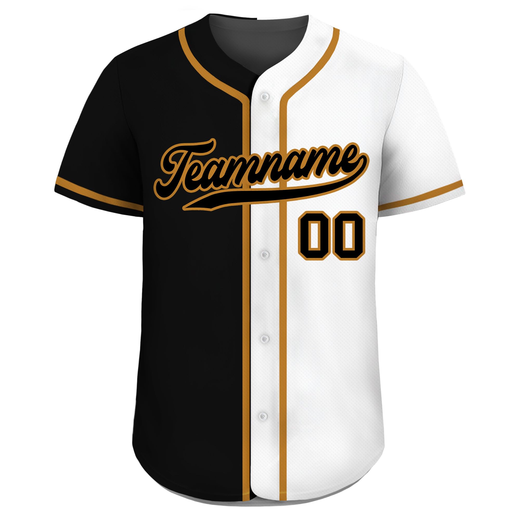 Custom Split Baseball Jersey for Men Women Youth Kid with Teamname Name Number D2