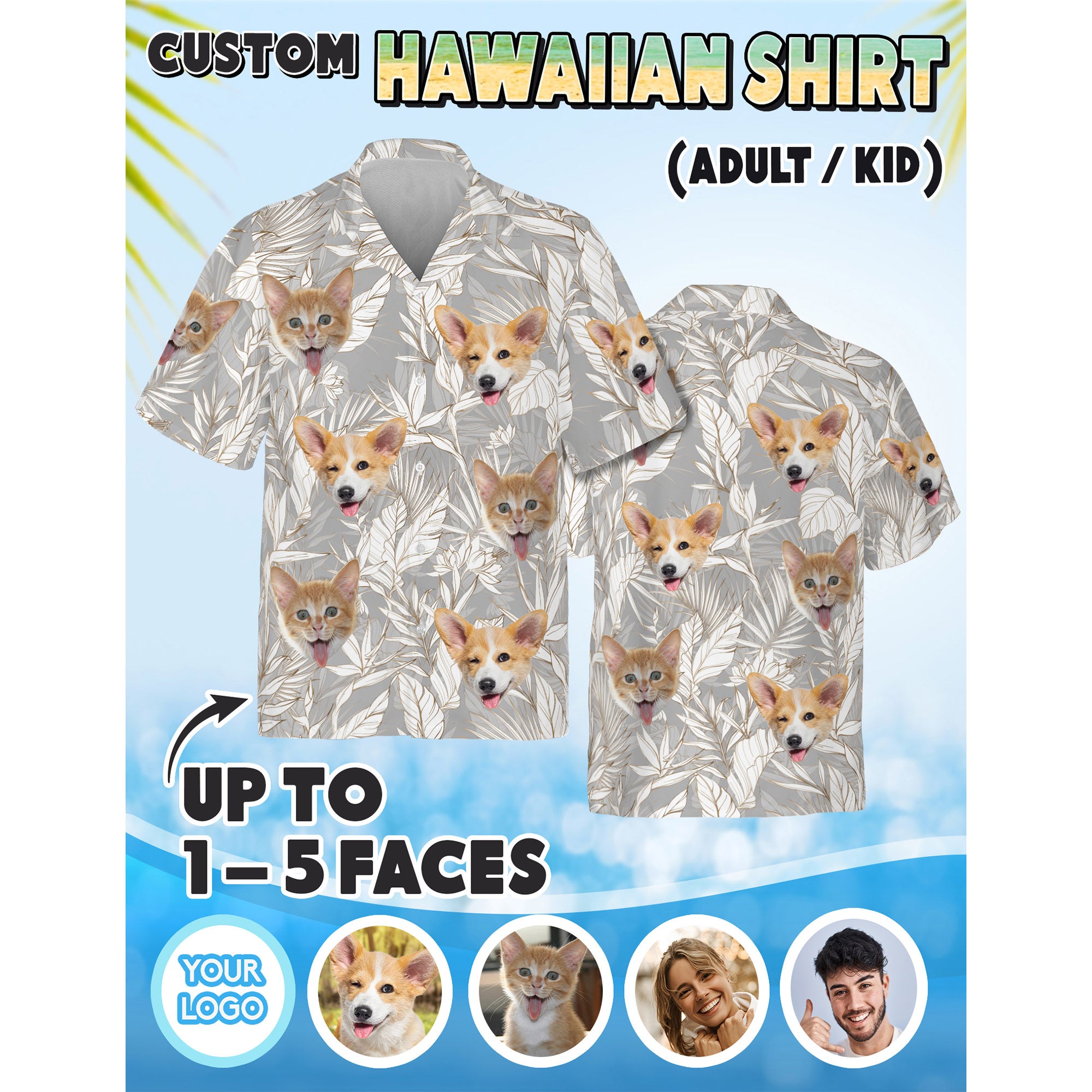 Personalized Pet Photo Shirt, Cute Gift for Girlfriend or Best Friend