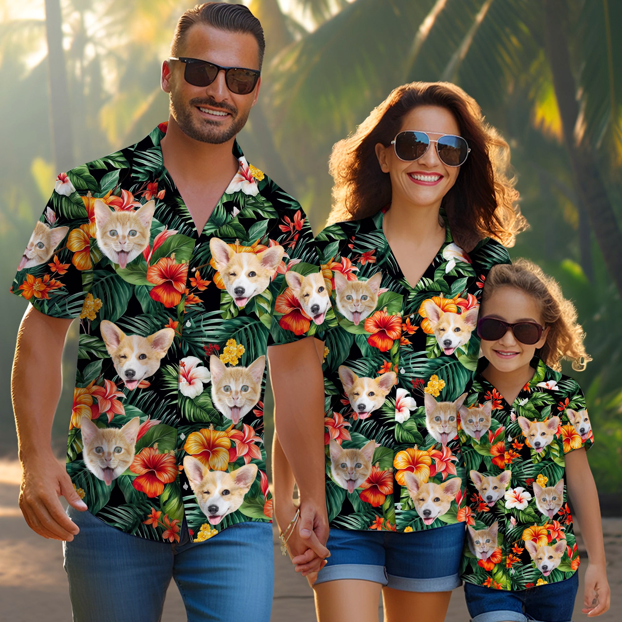 Custom Pet Shirt for Grandpa, Funny Summer Gift for Dog Loving Dads