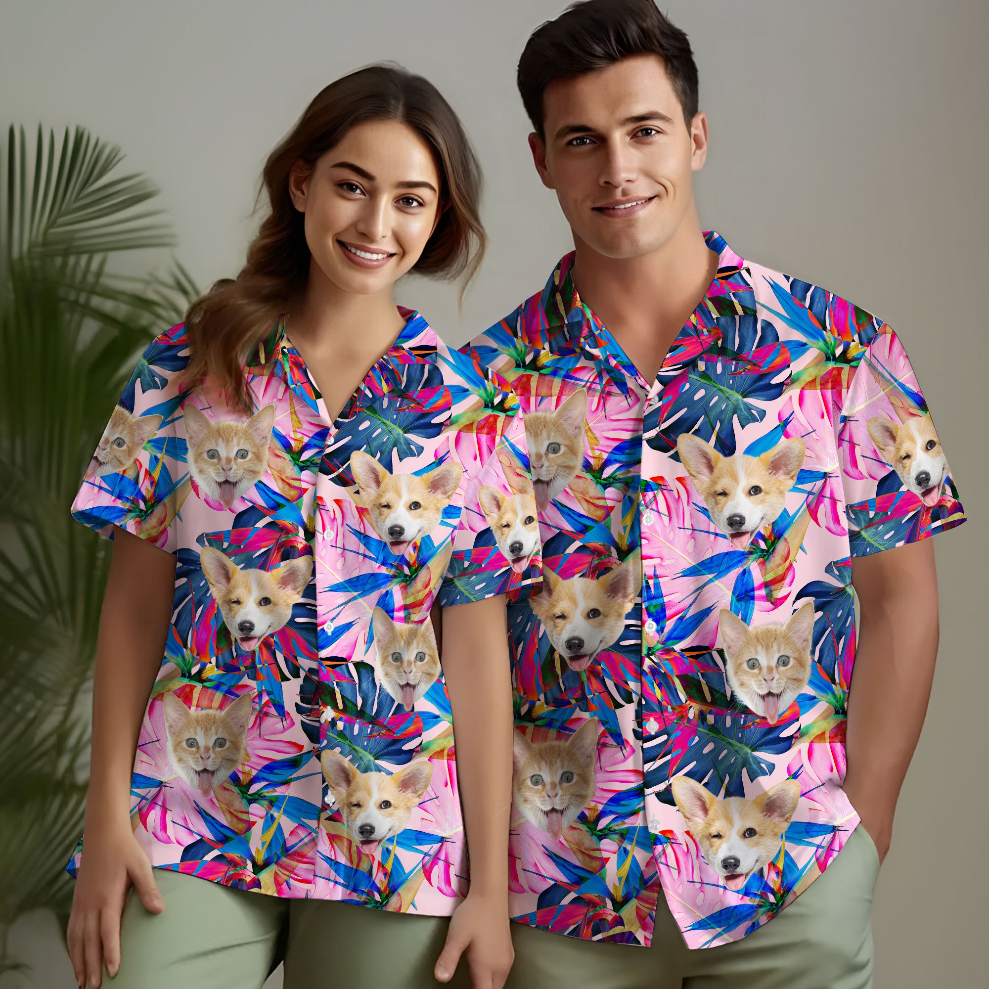 Cat Face Shirt for Women, Unique Personalized Gift for Wife or Sister