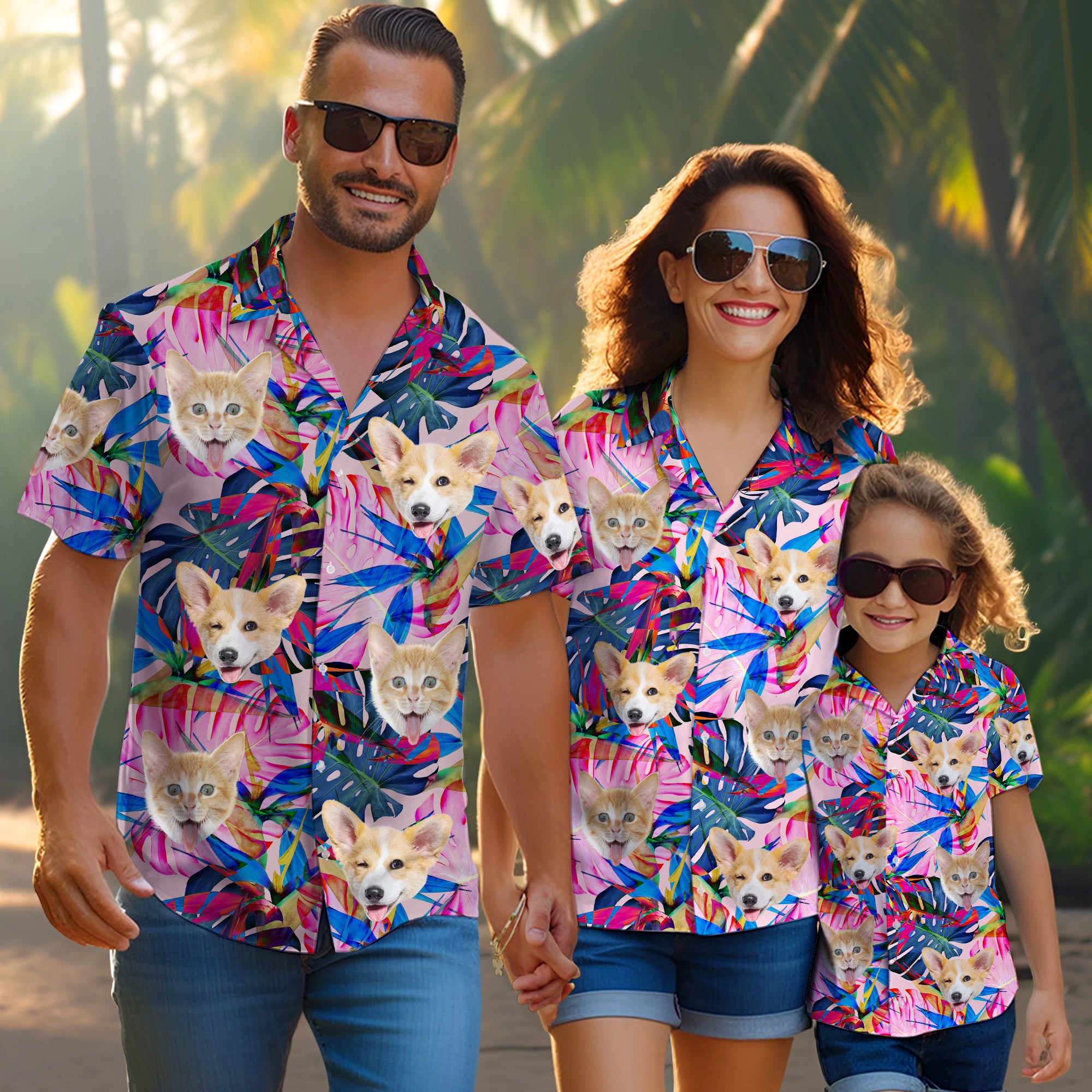 Cat Face Shirt for Women, Unique Personalized Gift for Wife or Sister
