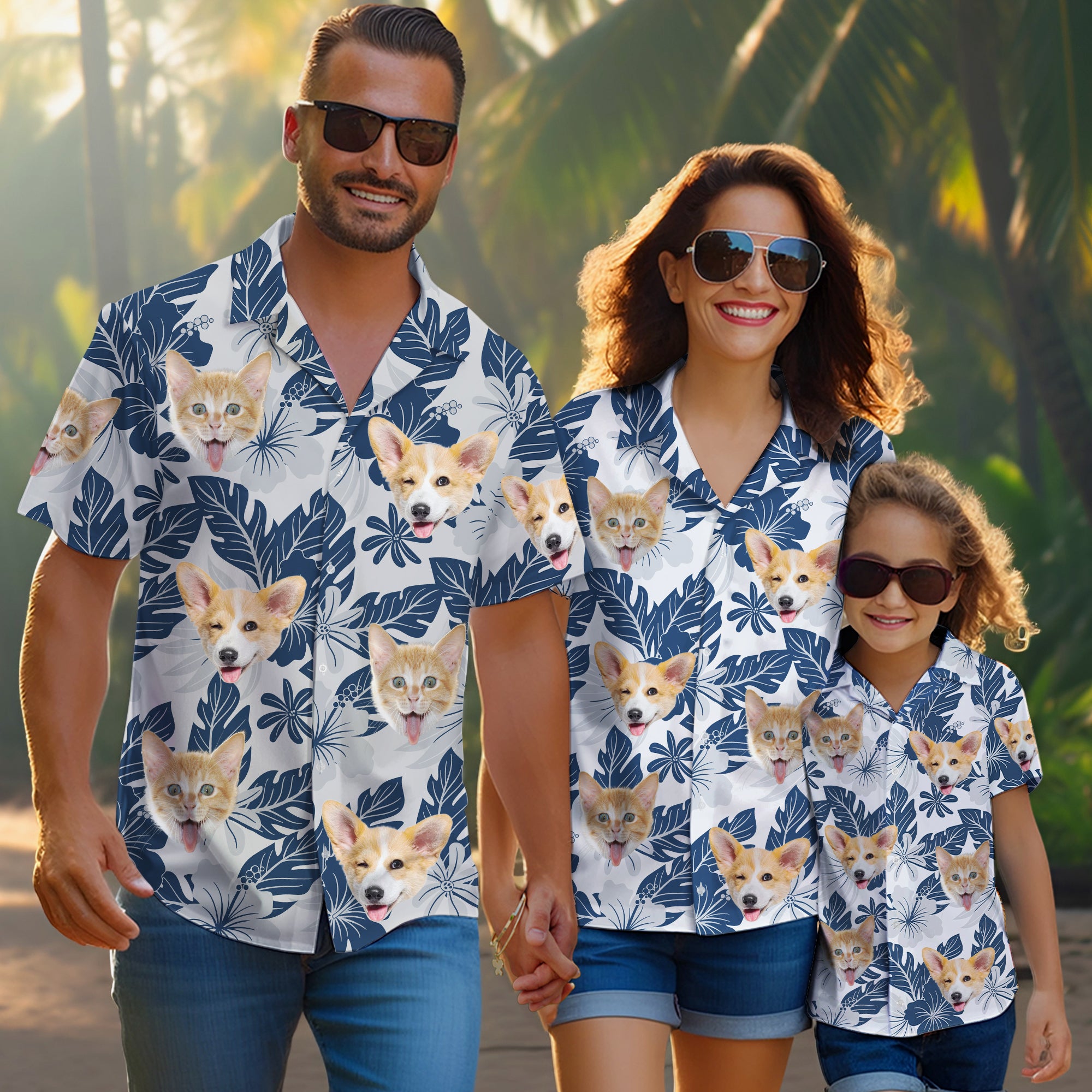 Custom Hawaiian Shirt with Pet Photo, Unique Gift for Mom or Wife