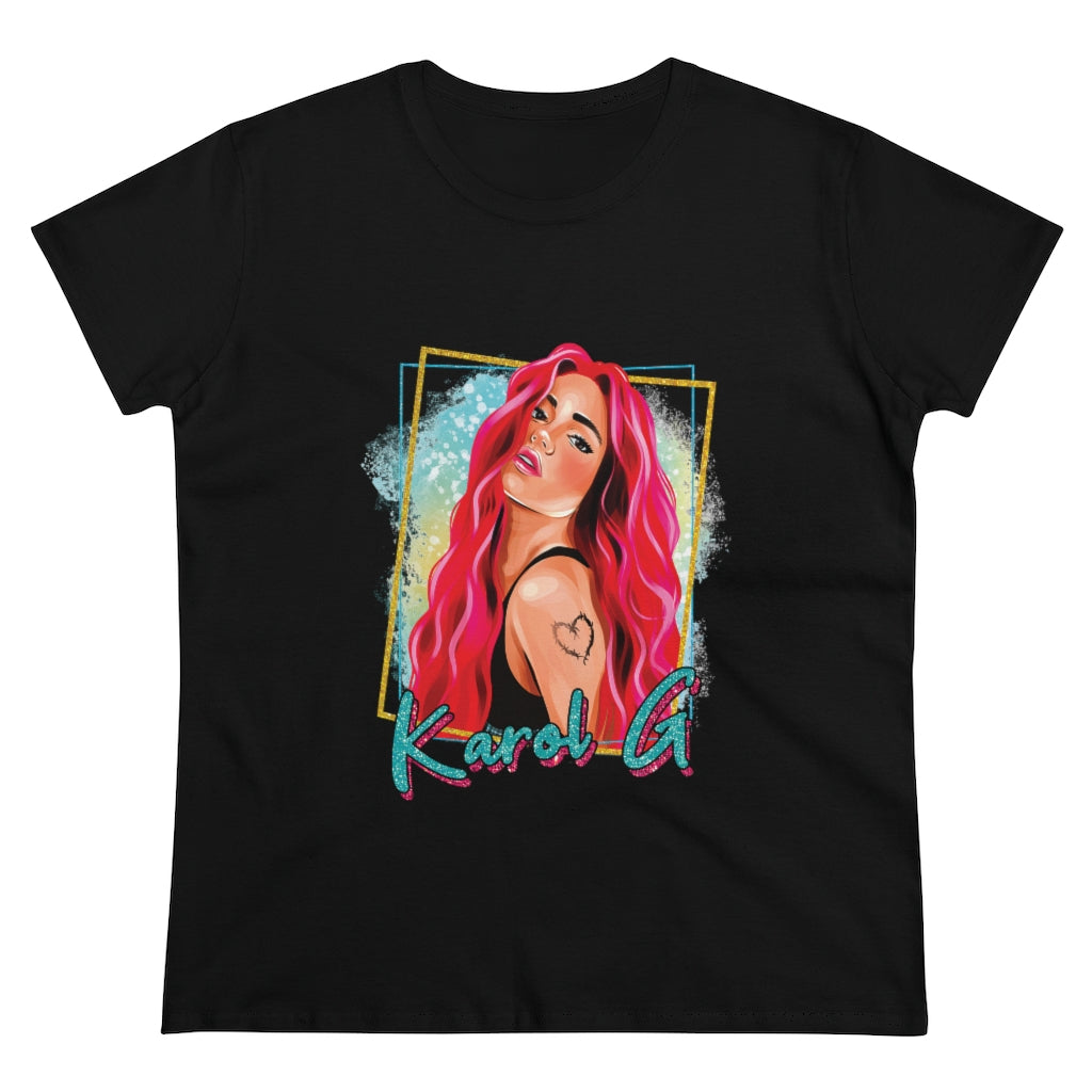 Karol G - Awk - Women's Midweight Cotton Tee - B0BBTTSJYR