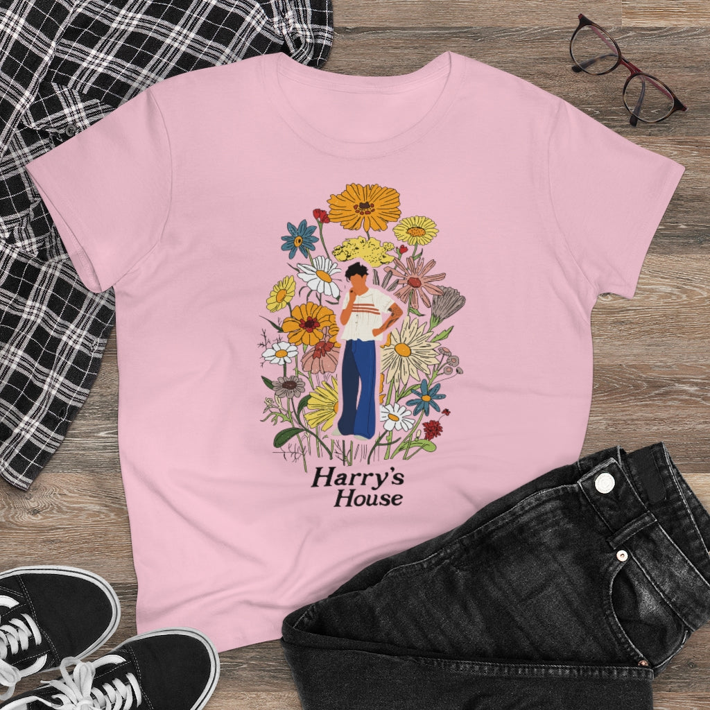 Harry's House Shirt for Fan of Music - Women's Midweight Cotton Tee - B0B8ZHK6KB