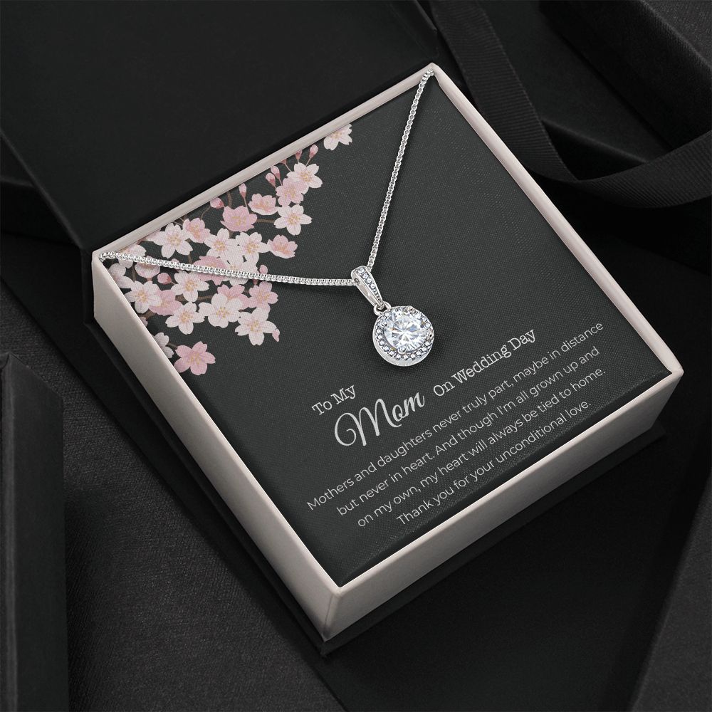 To My Mom on Wedding Day - Necklace Gifts - Eternal Hope