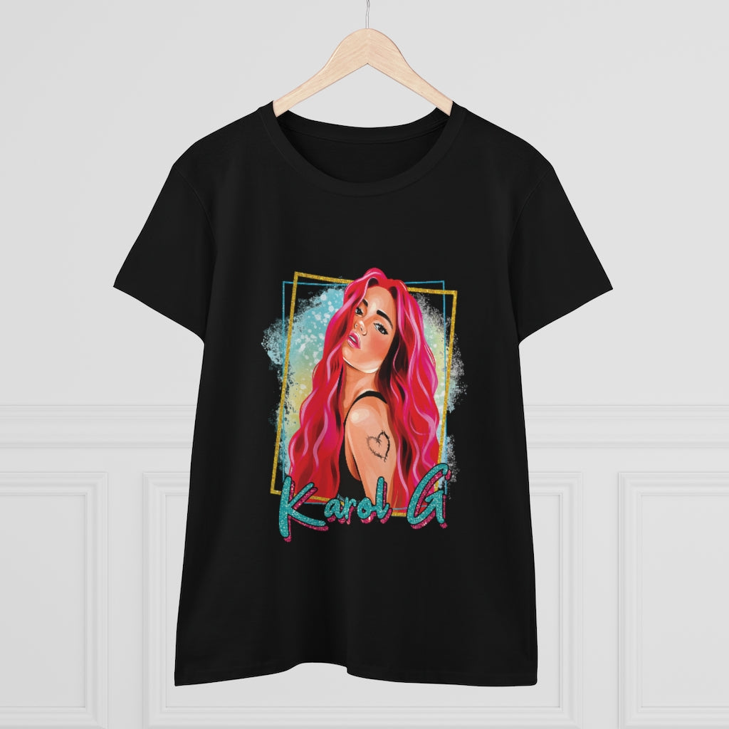 Karol G - Awk - Women's Midweight Cotton Tee - B0BBTTSJYR